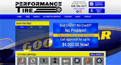 Desktop Screenshot of performancetiresd.com